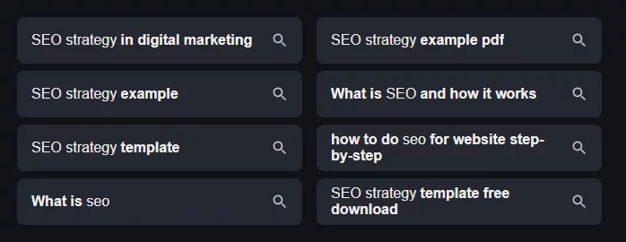 use google LSI keywords to optimize for NLP