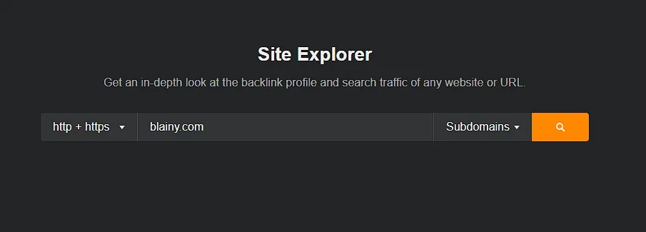 Analyze competitors in ahref or semrush